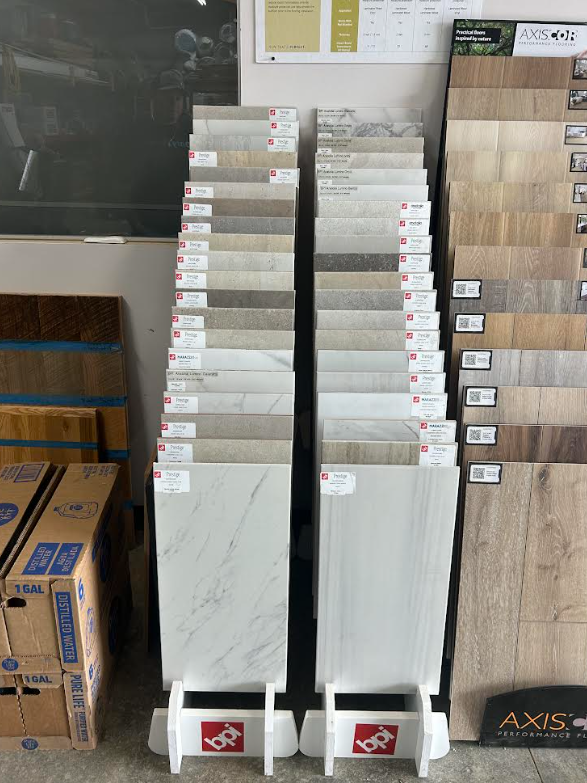 Tile and stone samples