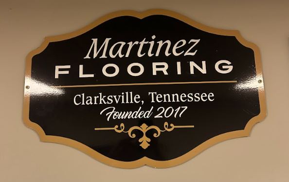 Martinez Flooring sign — Est. 2017
