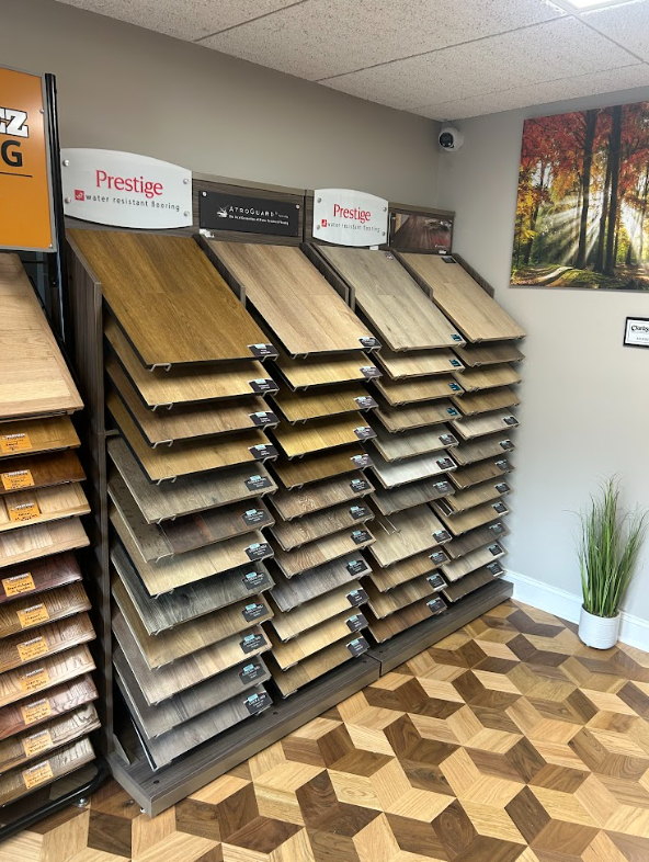Showroom flooring displays