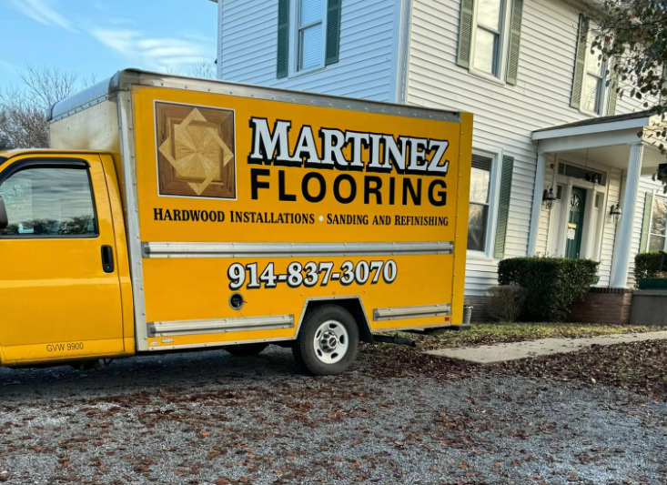 Martinez Flooring service truck